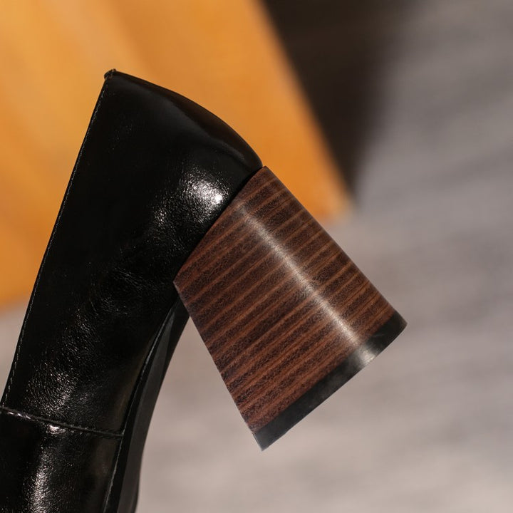 Velora Genuine Leather Heels