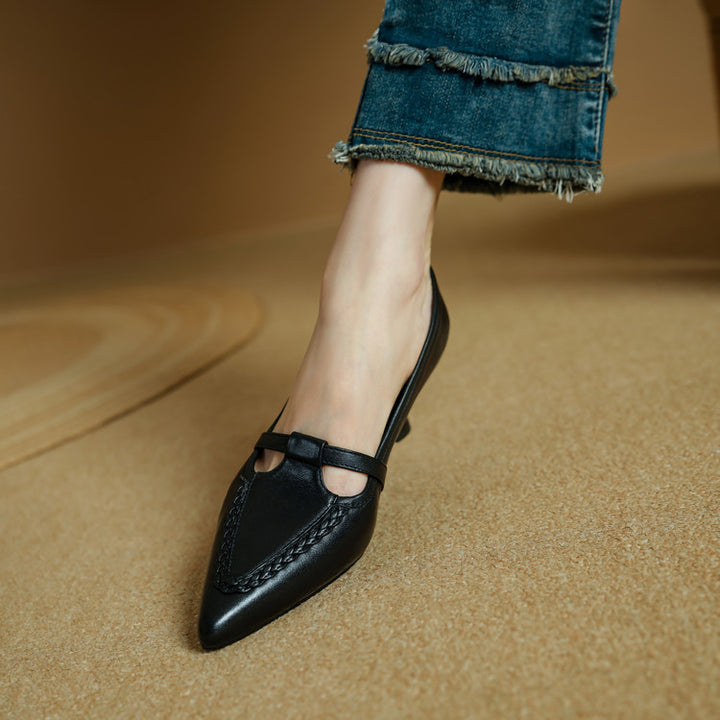 Virex Genuine Leather Heels