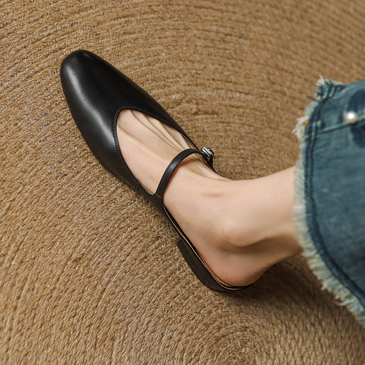 Monro Genuine Leather Mule