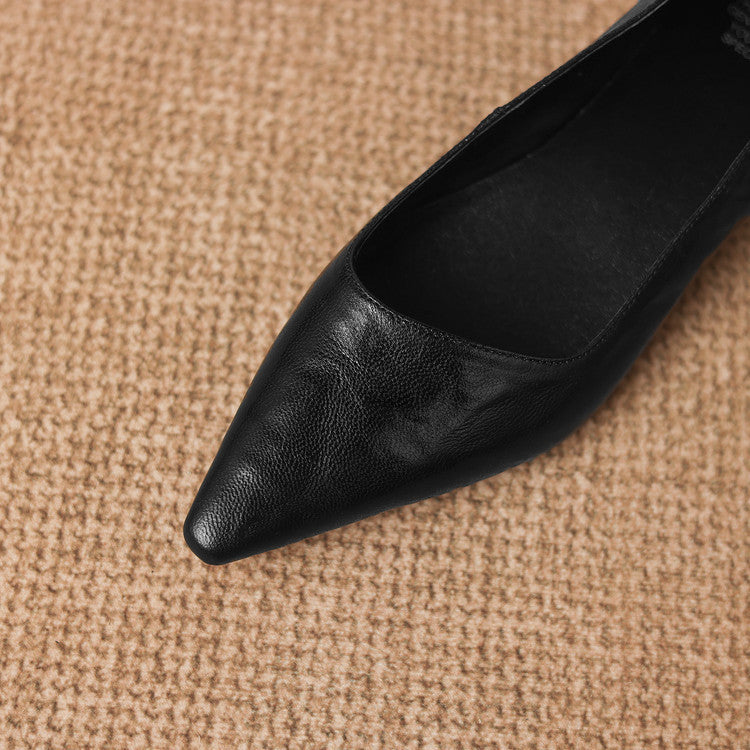 Kaela Genuine Leather Pumps
