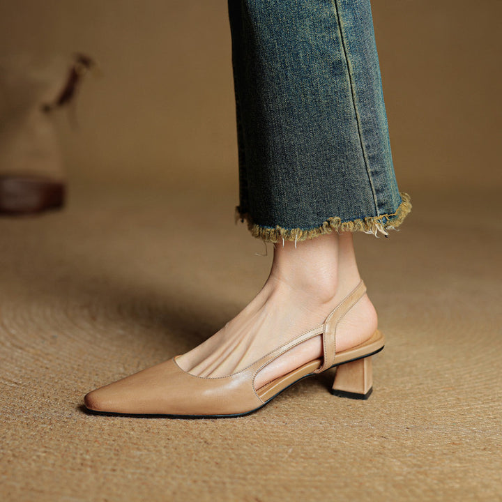 Emry Genuine Leather Heels