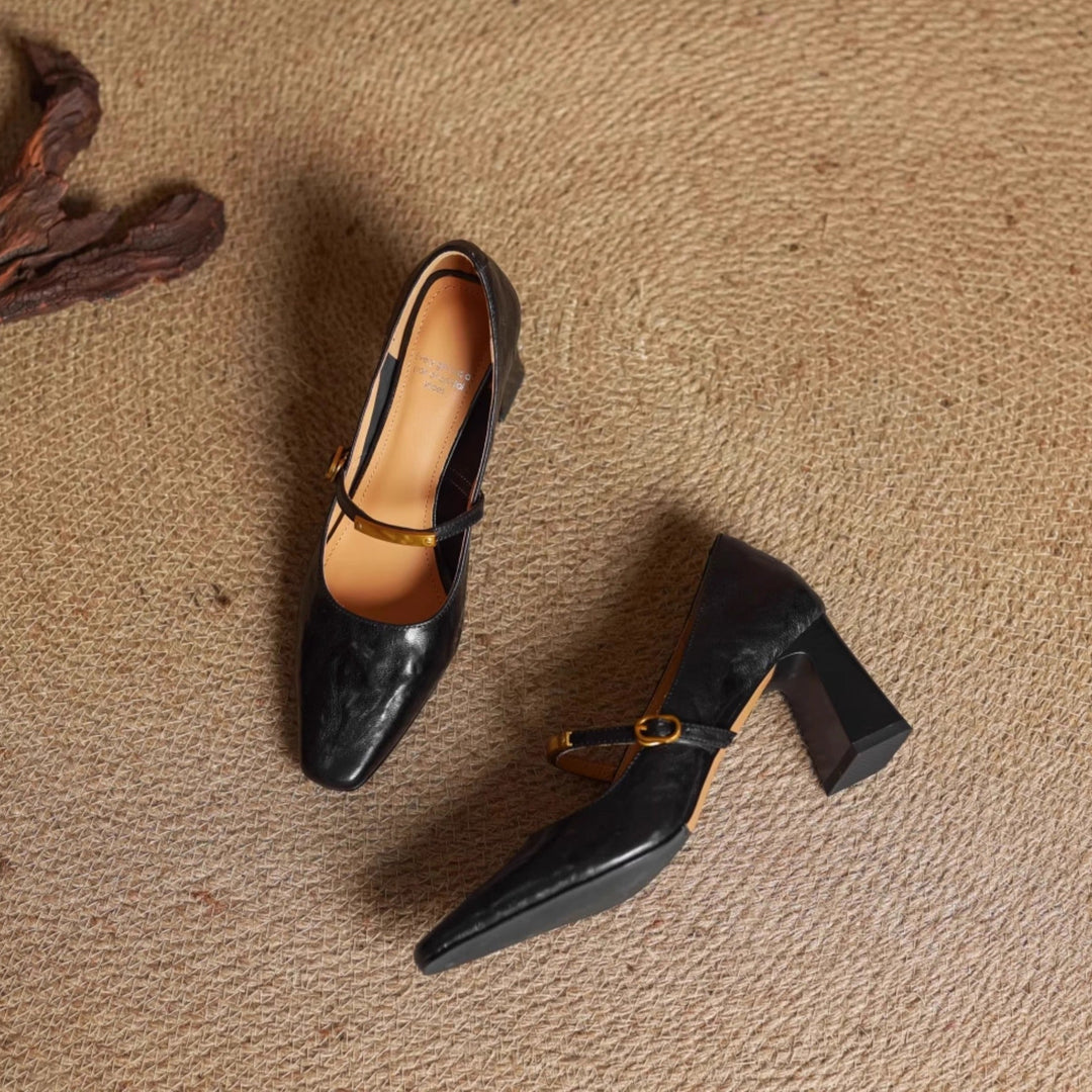 Seriba Genuine Leather Heel
