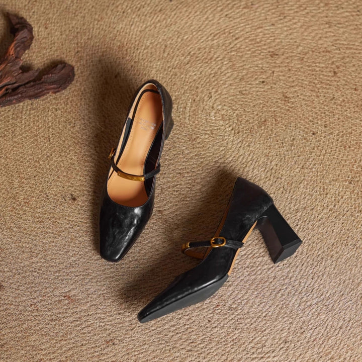 Seriba Genuine Leather Heel