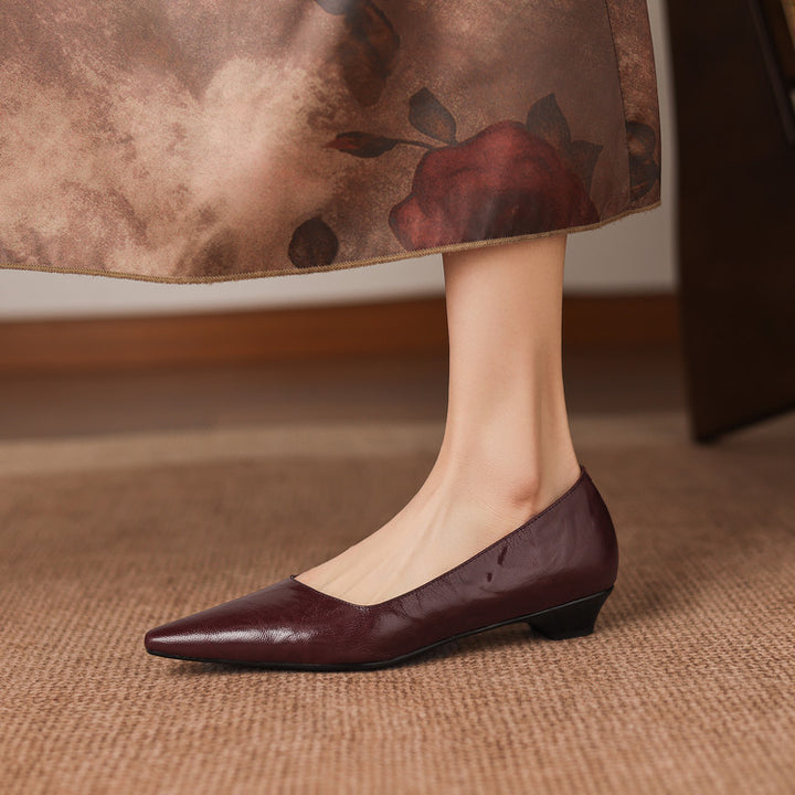Kaela Genuine Leather Pumps