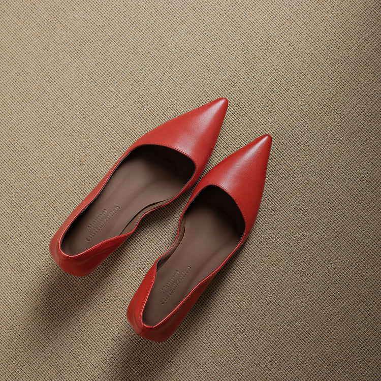 Bianka Genuine Leather Heels