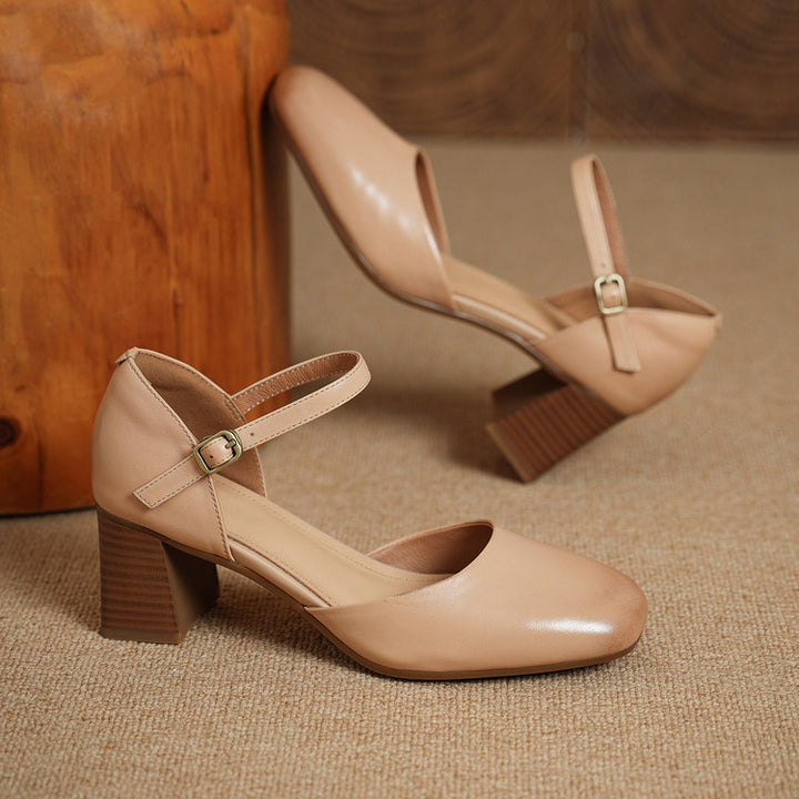 Amry Genuine Leather Heels