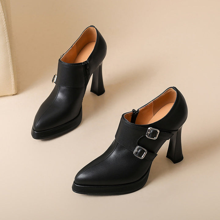 Amaya Genuine Leather Heels