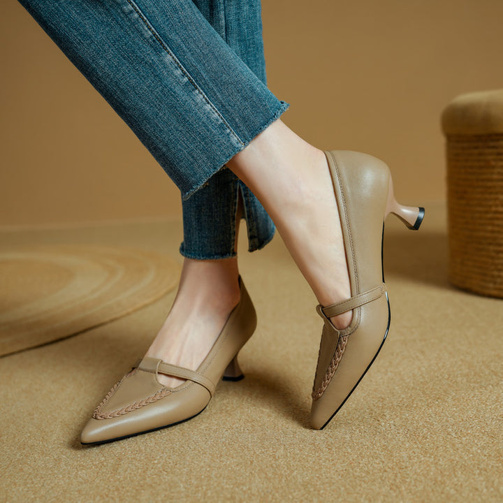 Virex Genuine Leather Heels