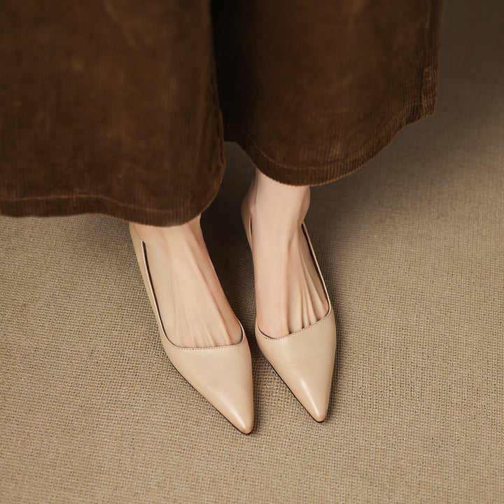 Bianka Genuine Leather Heels