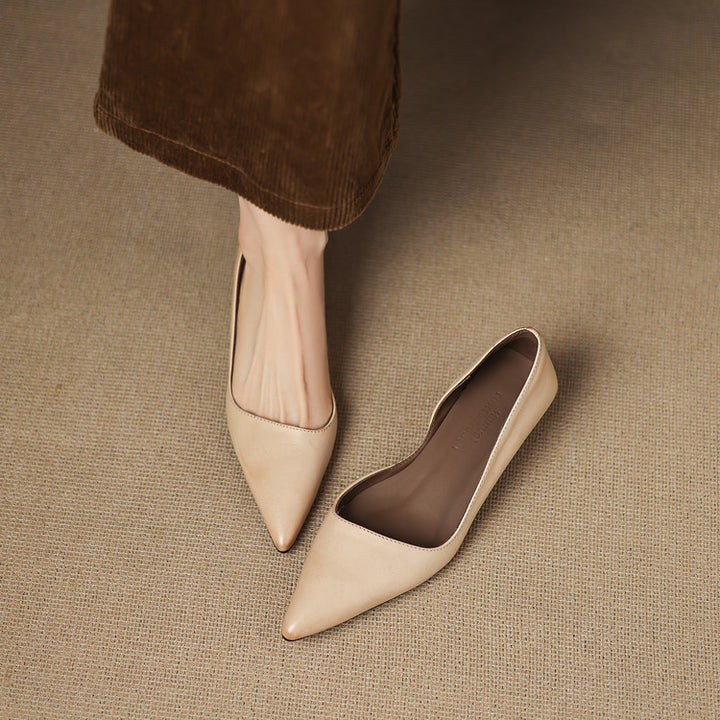Bianka Genuine Leather Heels
