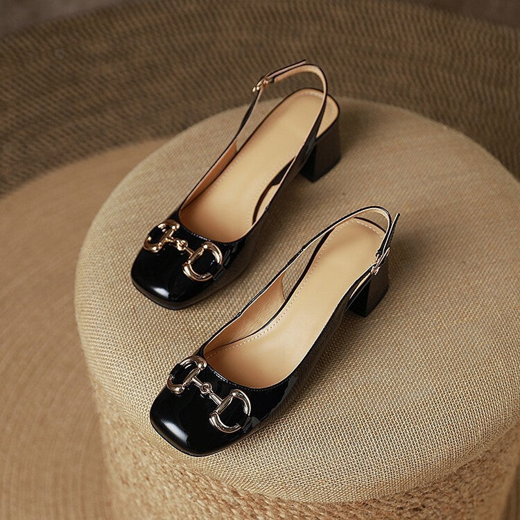 Liza Genuine Leather Heels