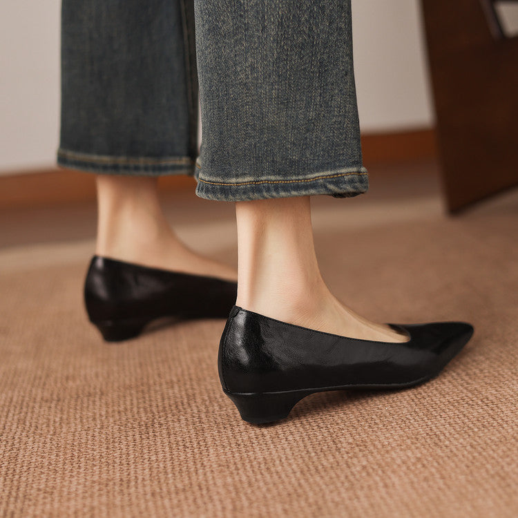 Kaela Genuine Leather Pumps