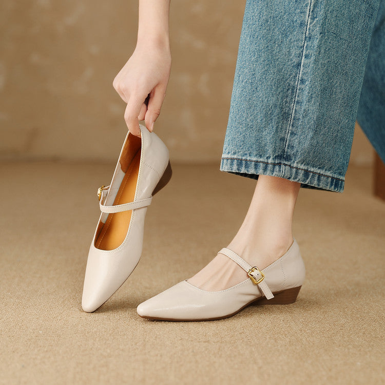 Zule Genuine Leather Pumps
