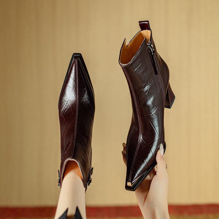 Zyina Genuine Leather Boots