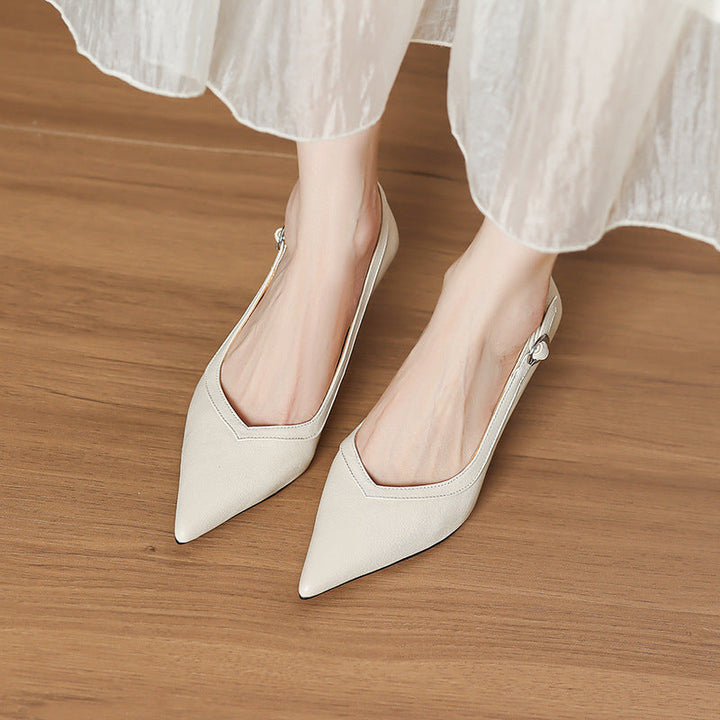 Valina Genuine Leather Heels