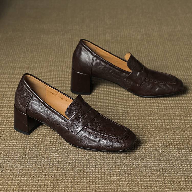 Kelly Genuine Leather Heels