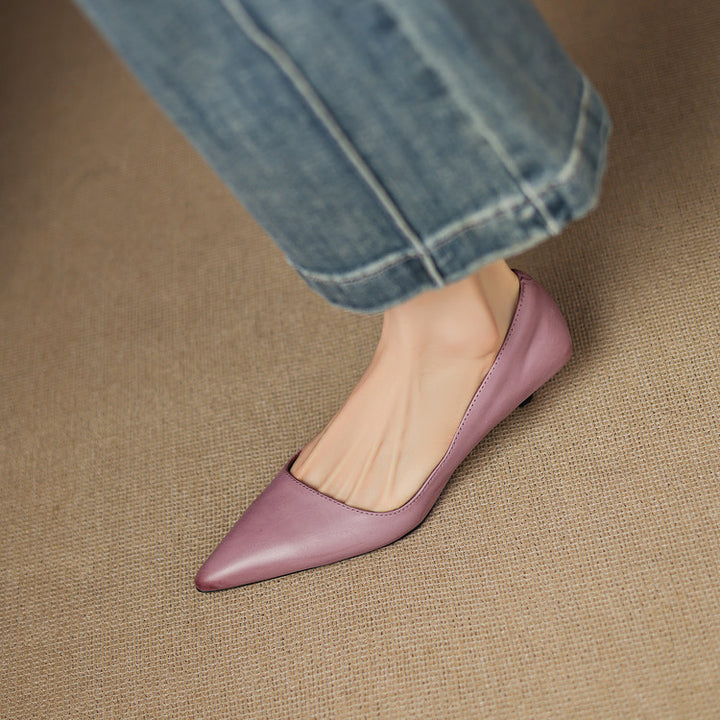Bianka Genuine Leather Heels