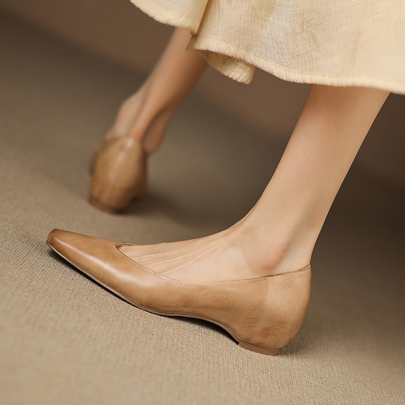 Mylie Genuine Leather Flats