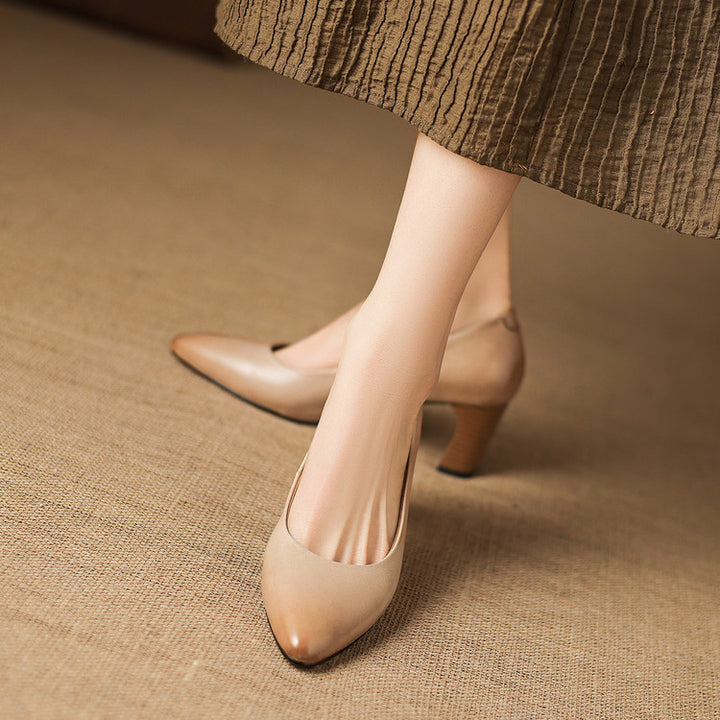 Narin Genuine Leather Heels