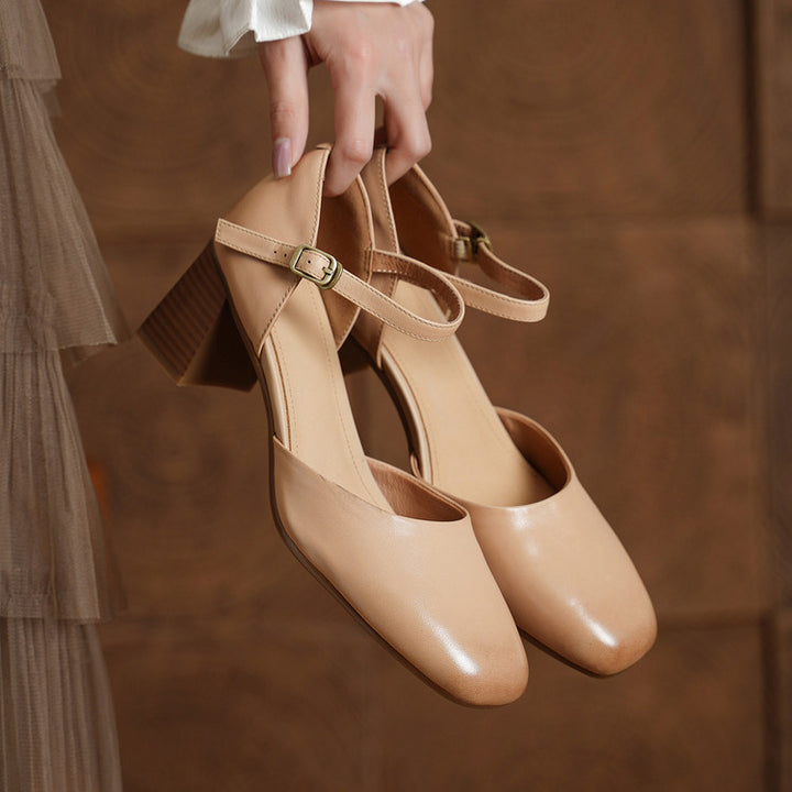 Amry Genuine Leather Heels