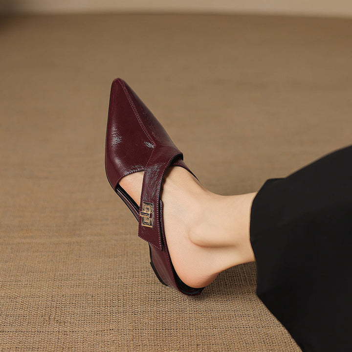 Kora Genuine Leather Mules
