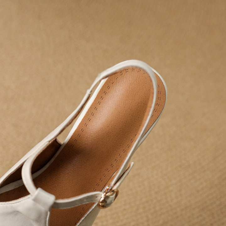 Nea Leather Heels