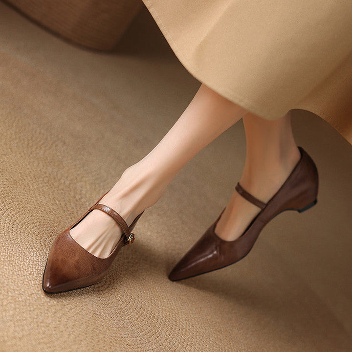 Mirelle Genuine Leather Heels