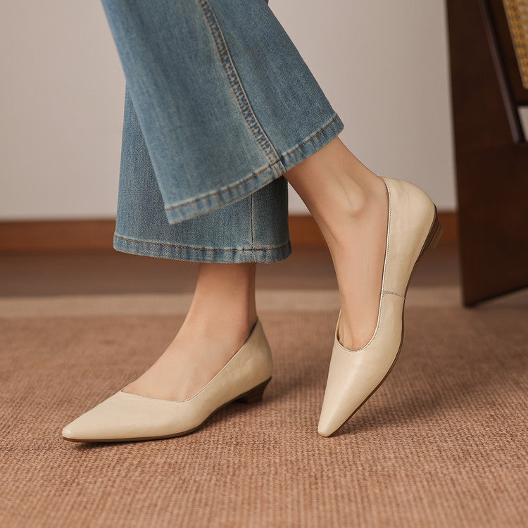Kaela Genuine Leather Pumps