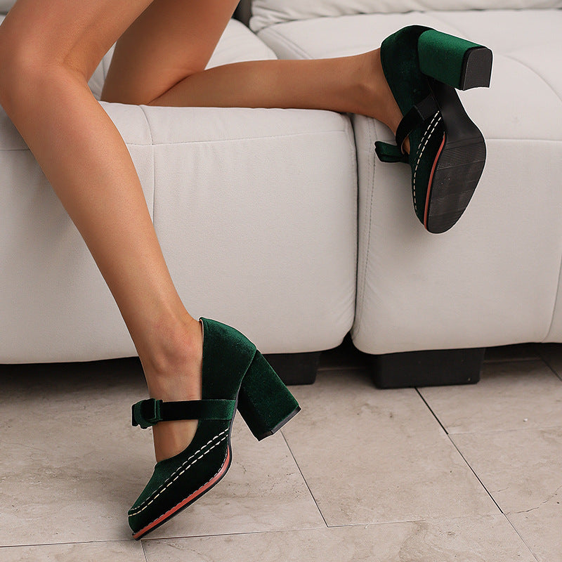Elyth Velvet Loafers
