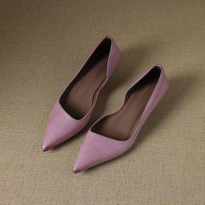 Bianka Genuine Leather Heels