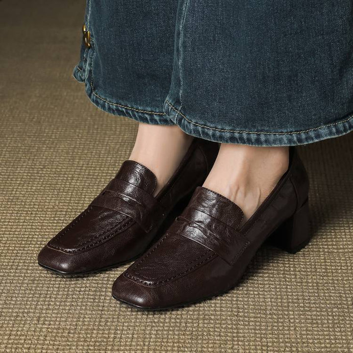 Kelly Genuine Leather Heels