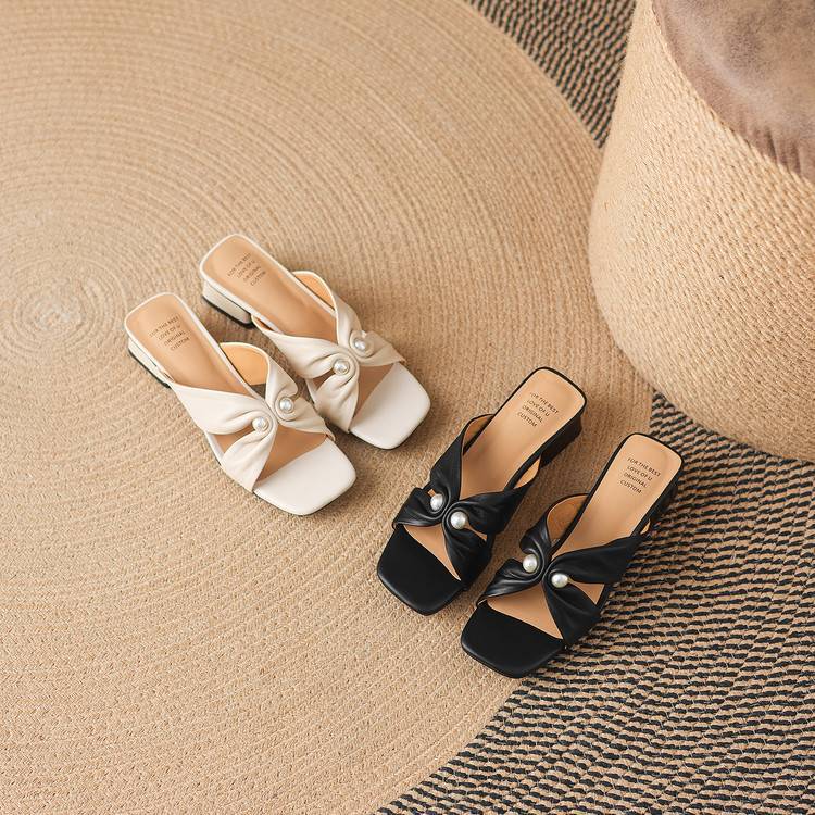 Amiel Genuine Leather Heels