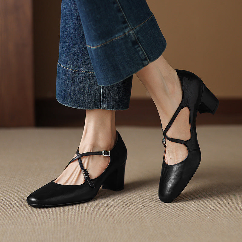 Faria Genuine Leather Heels