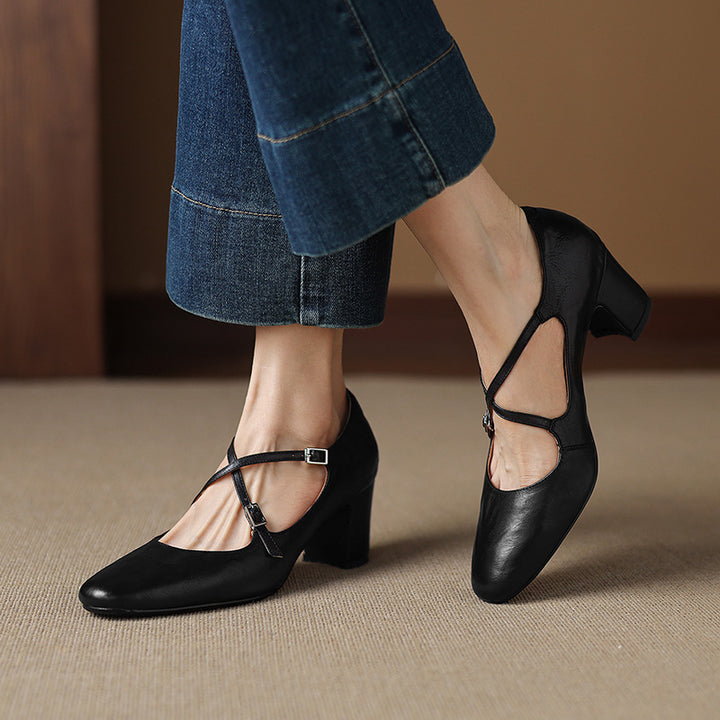 Faria Genuine Leather Heels