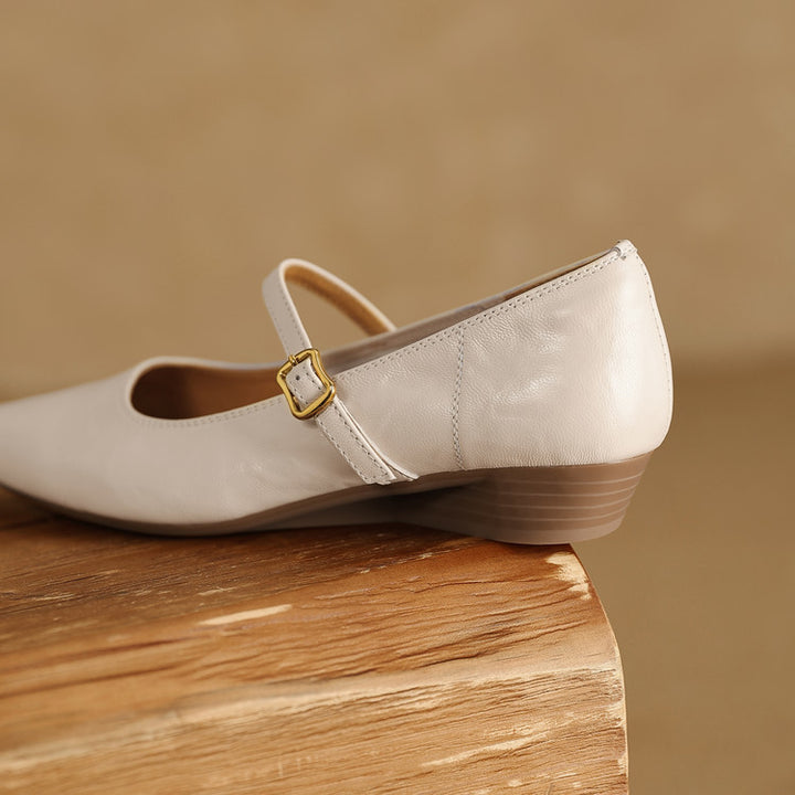 Zule Genuine Leather Pumps