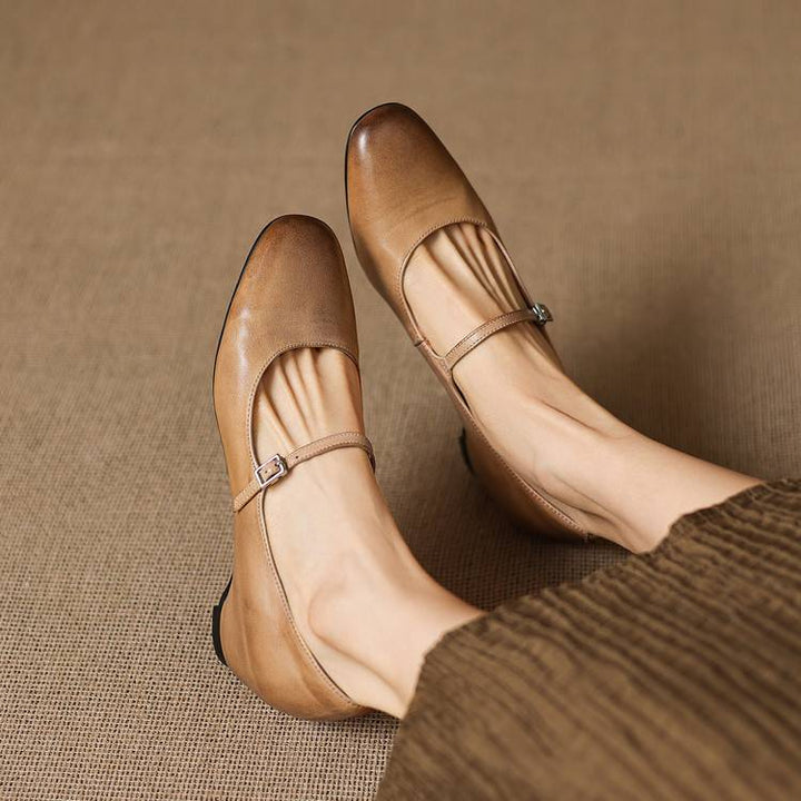 Nera Genuine Leather Pumps
