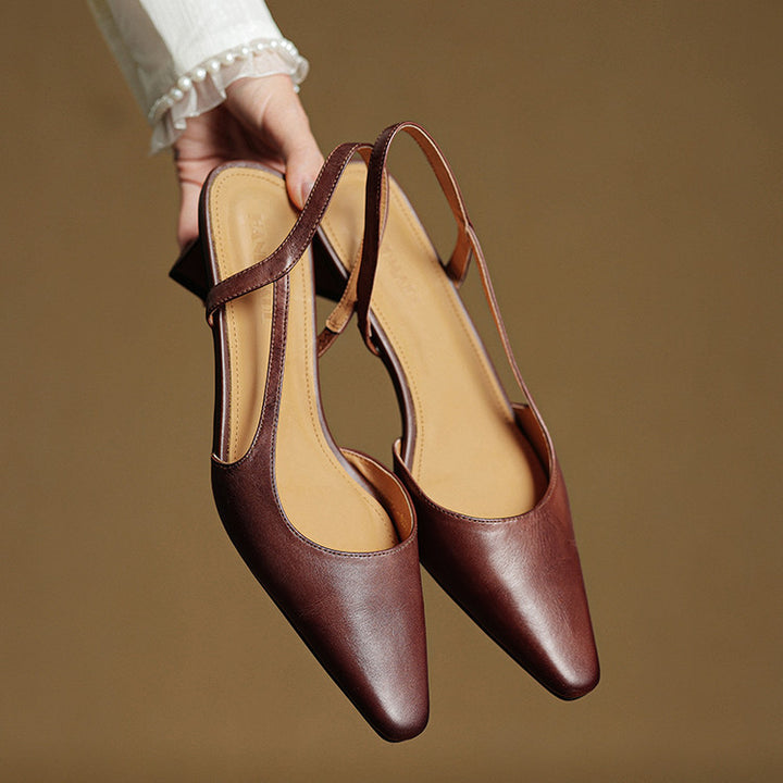 Emry Genuine Leather Heels