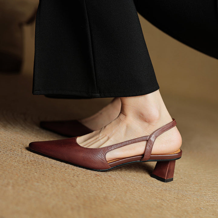Emry Genuine Leather Heels