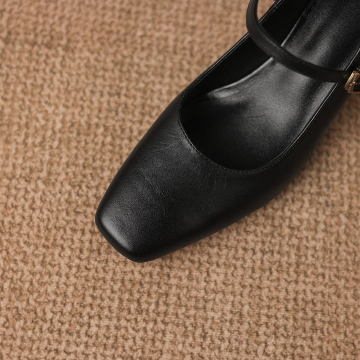 Amor Genuine Leather Heels