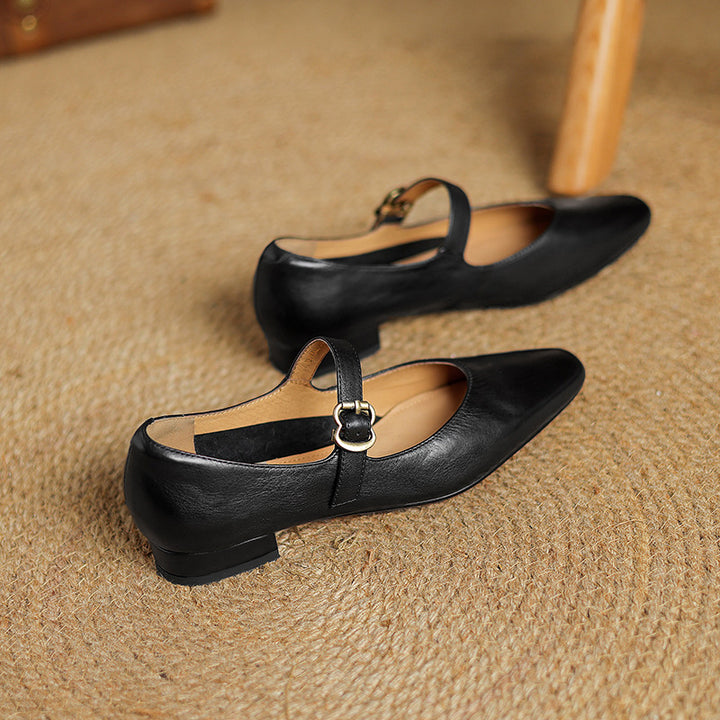 Livia Genuine Leather Heels