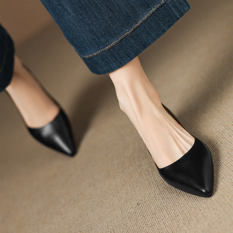 Sela Genuine Leather Flats