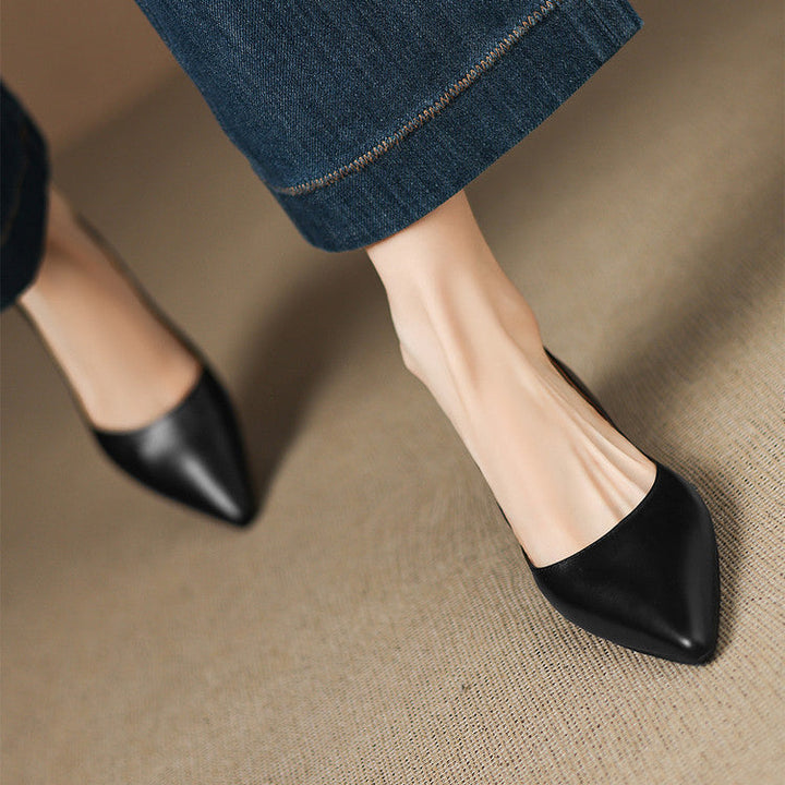 Sela Genuine Leather Flats