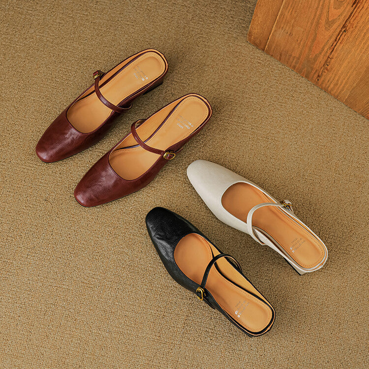 Cressi Genuine Leather Mules