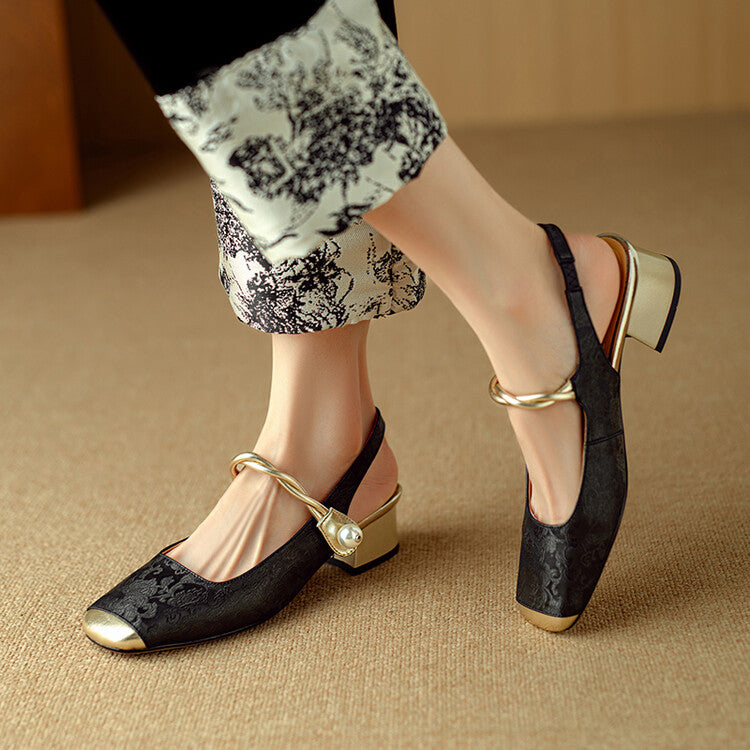 Elysia Leather Heels