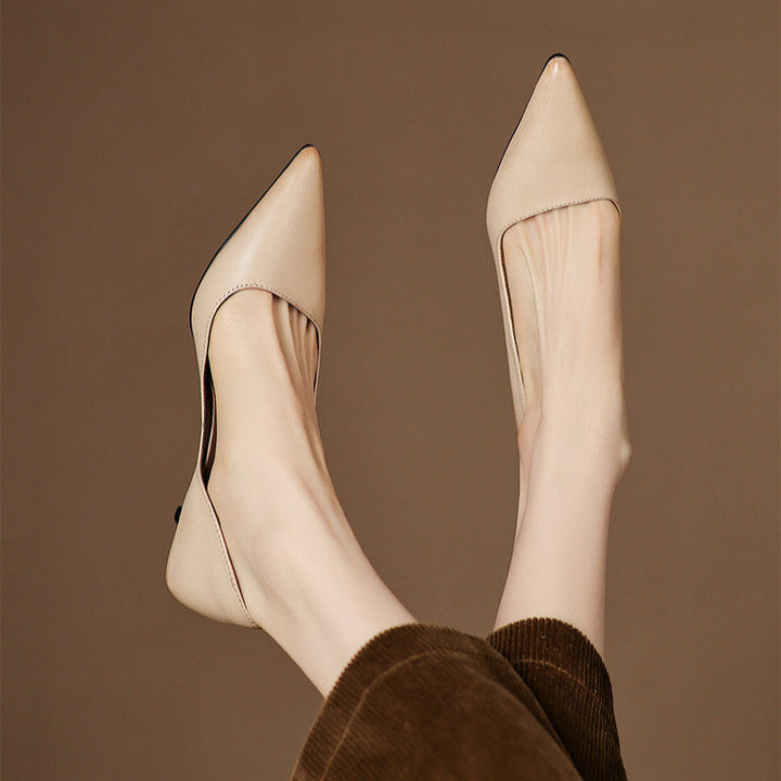 Bianka Genuine Leather Heels