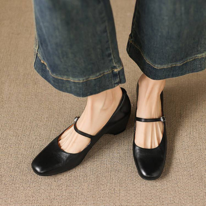 Nera Genuine Leather Pumps