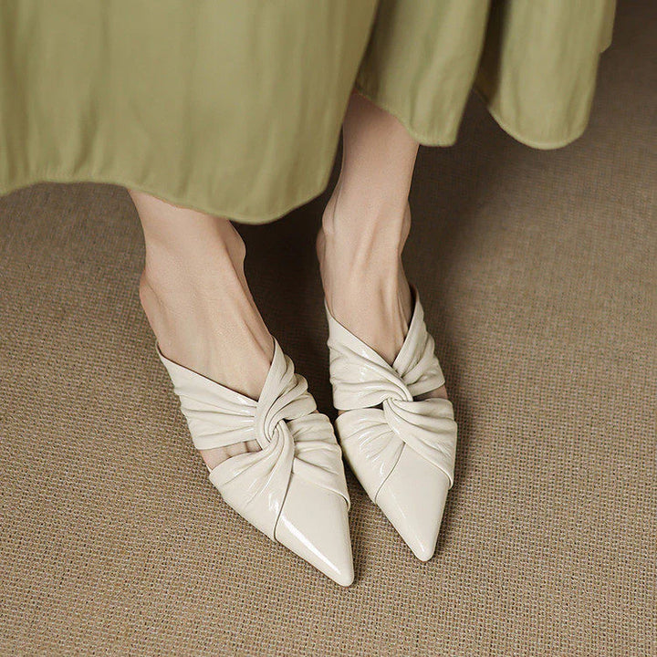 Zeva Genuine Leather Mules