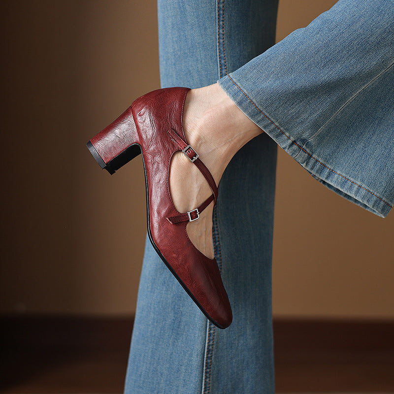 Faria Genuine Leather Heels