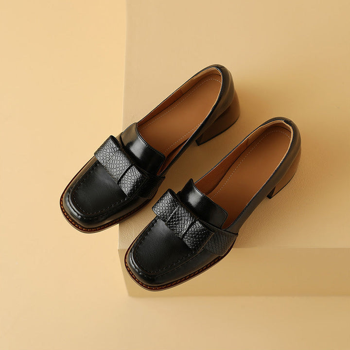 Pavla Genuine Leather Heels