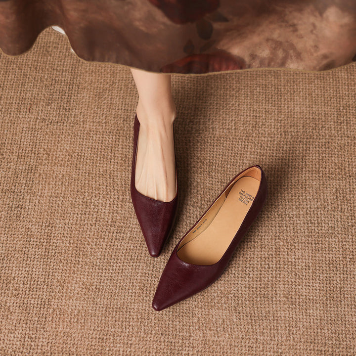 Kaela Genuine Leather Pumps